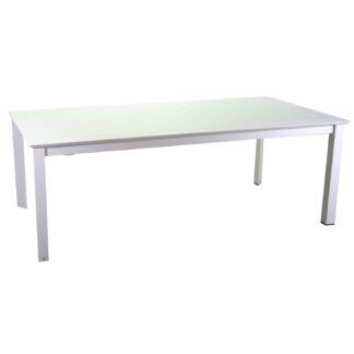 Tavolo alluminio el paso allungabile bianco rettangolare cm220/330x110h76