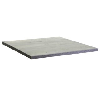 Top tavolo resina per esterno grigio quadro cm70x70x3