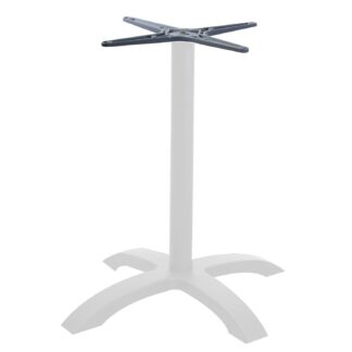 Base tavolo alluminio Alan bianco quadro cm52x52h72