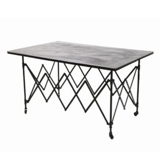 Tavolo ferro noble rettangolare cm135x89h75