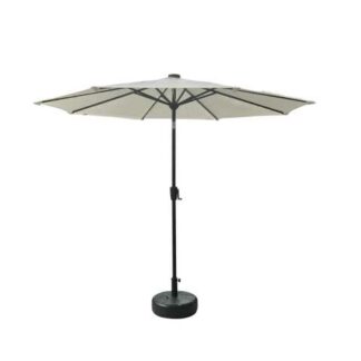 Ombrellone Benjamin alluminio palo centrale tondo ø3h2,4m antracite con led