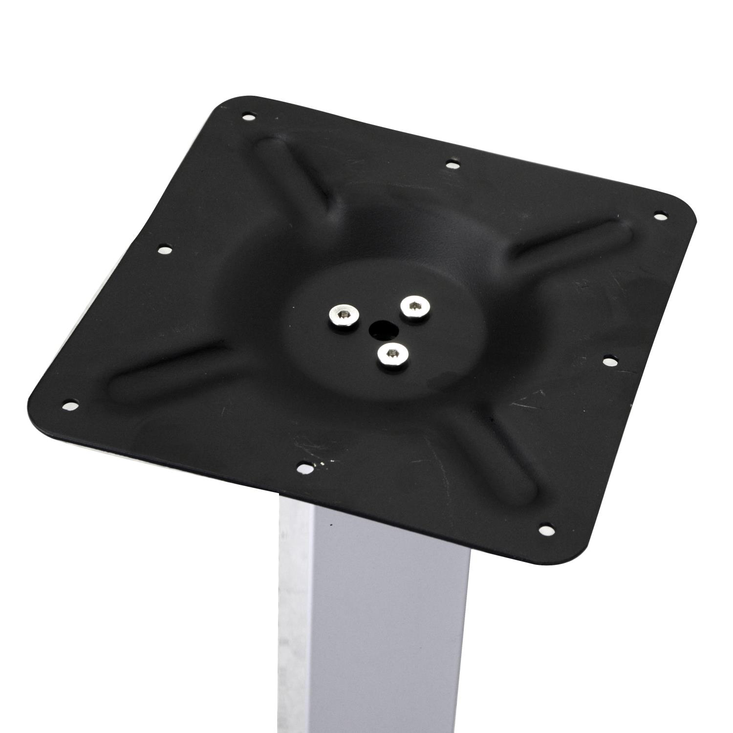 Base tavolo acciaio grigio opaco tondocm ø45h72 - immagine 2