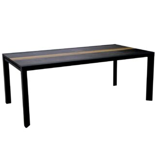 Tavolo alluminio allungabile Riverside antracite hpl cm200/300,5x104h76