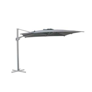 Ombrellone Noah alluminio palo lateralegrigio m3x3h2,42 c/cover