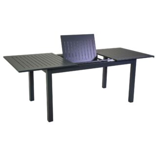 Tavolo alluminio Monterey allungabile antracite cm150/210x89h75