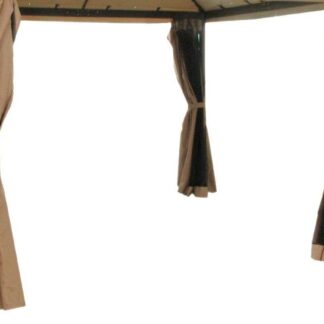 Gazebo ricambio tenda dallas esagonale 740078 con zanzariera