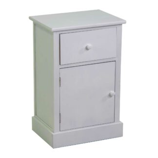 Mobiletto Eleonora cassettiera bianco 1anta + 1 cassetto cm38x28h58