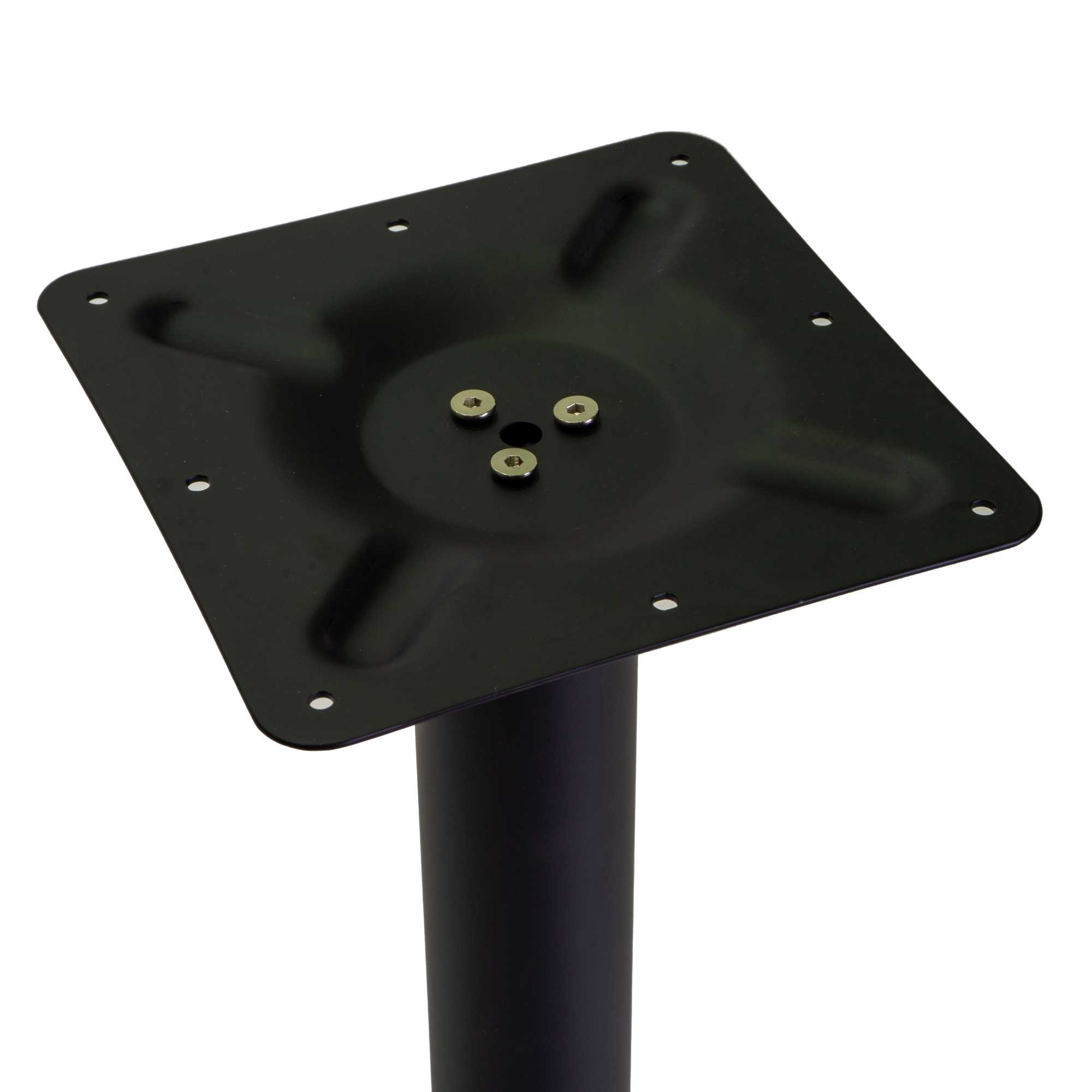 Base tavolo acciaio nero tondo cm ø45h72 - immagine 4