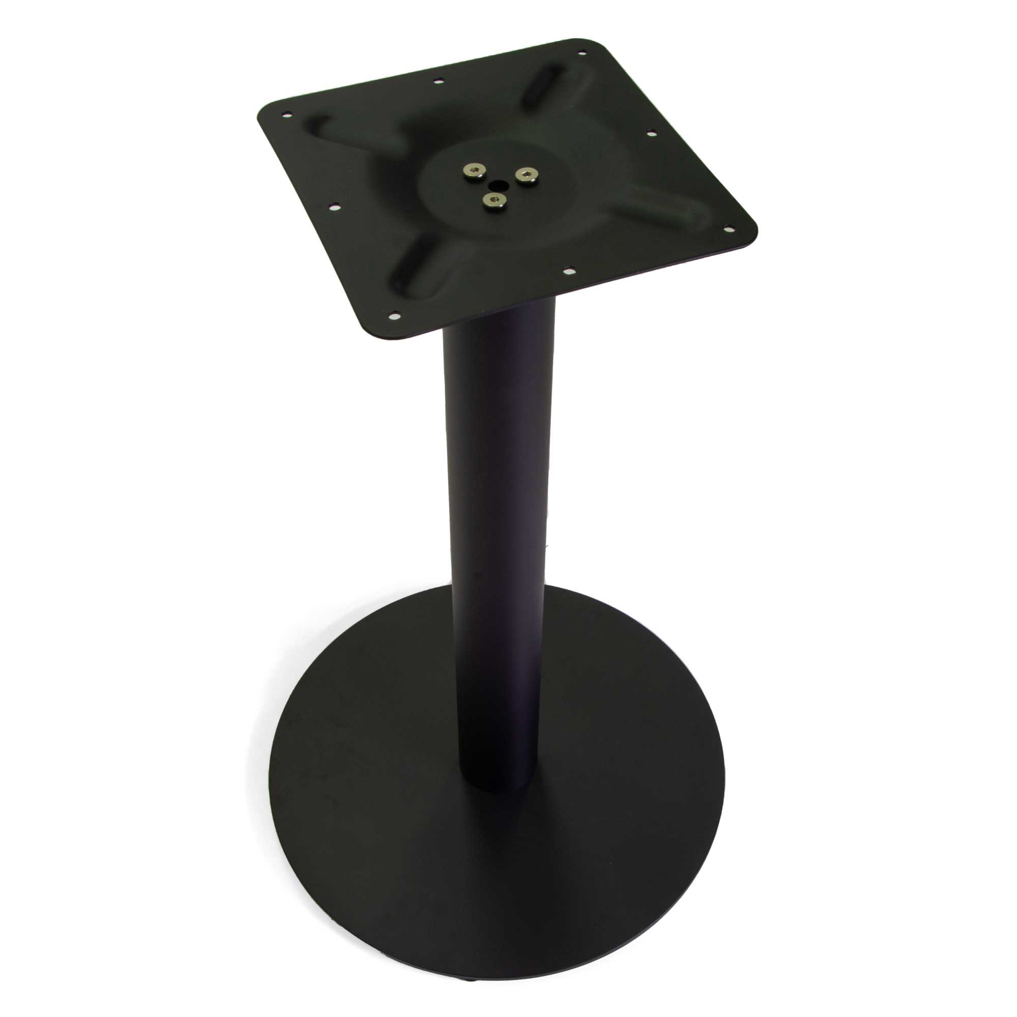 Base tavolo acciaio nero tondo cm ø45h72 - immagine 3