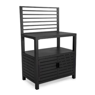 Mobiletto alluminio antracite cm90x56h141