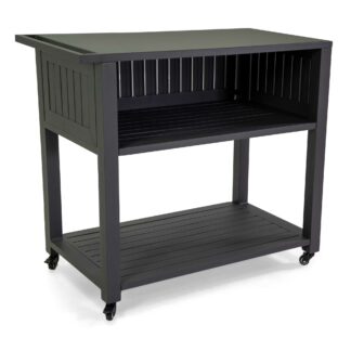 Carrello alluminio antracite cm102x54,5h90