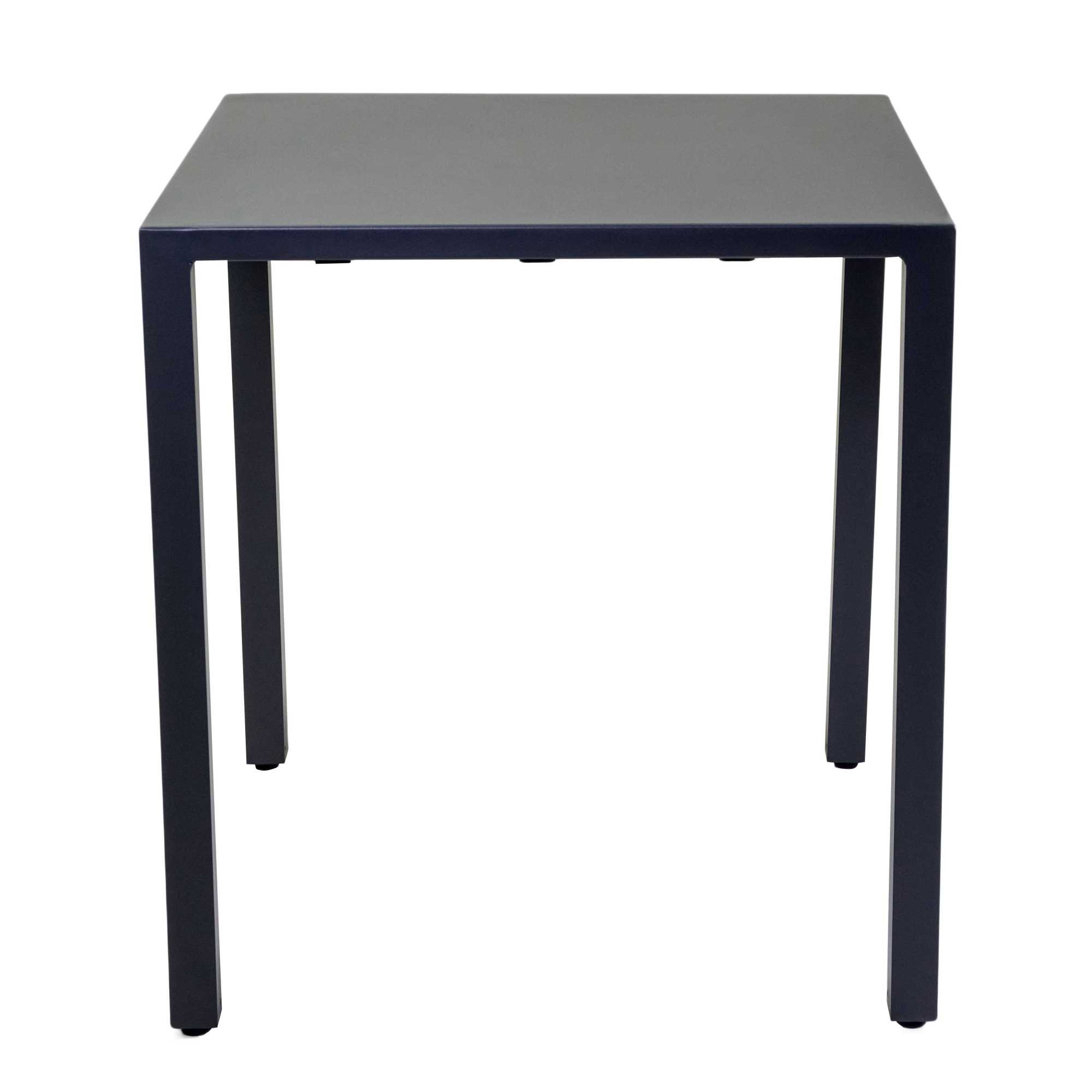 Tavolo alluminio regolabile Alma antracite quadro cm60x60h75 - immagine 2