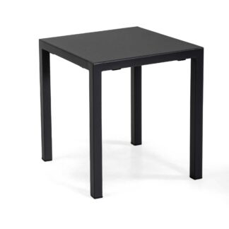 Tavolino metallo New Elma antracite quadro cm35x35h42