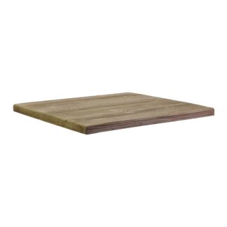 Top tavolo resina per esterno naturale quadro cm80x80h3