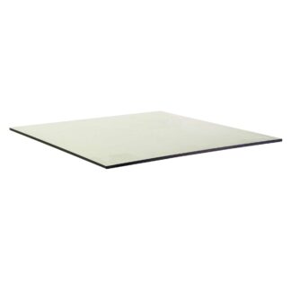 Top tavolo hpl bianco quadro cm69x69x1
