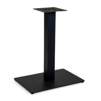 Base tavolo acciaio nero rettangolare cm40x60h72