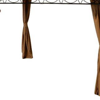 Gazebo ricambio tenda laterale 3x4m 740286 senza zanzariera