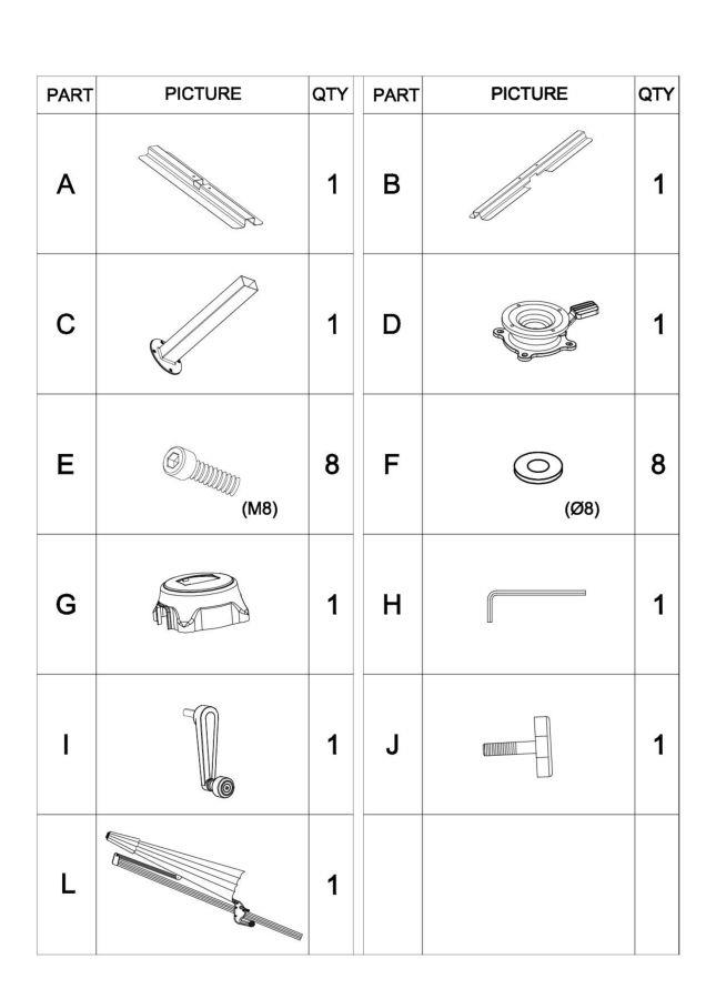 Ombrellone alluminio montana 4x4h2,95m sabbia palo laterale - immagine 2