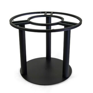 Base tavolo metallo nera tonda cm ø88h72