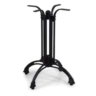 Base tavolo alluminio nero cm45x45h72