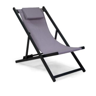 Sdraio alluminio e textilene Sullivan antracite cm96x58,5h96