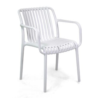 Poltrona polipropilene Wren bianco cm55x57h46/79