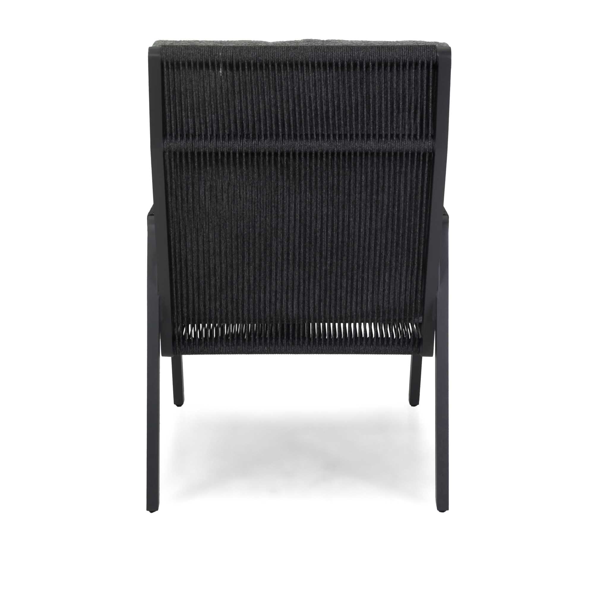 Salotto alluminio Benicia antracite 3 pezzi - immagine 5