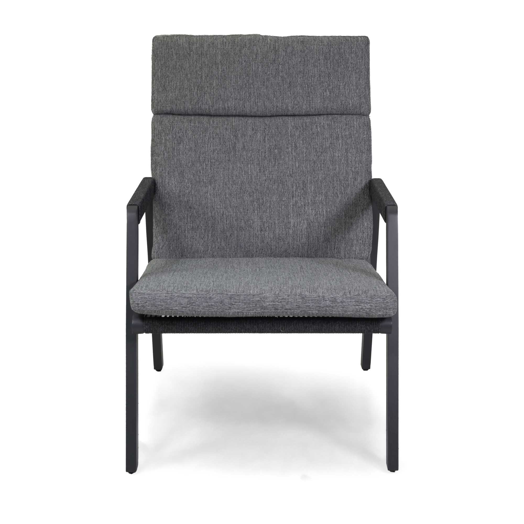 Salotto alluminio Benicia antracite 3 pezzi - immagine 4