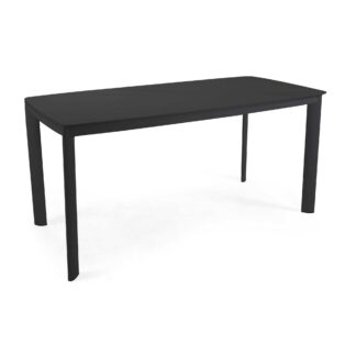 Tavolo alluminio Bakersfield top pietrasinterizzata antracite cm160x80h75