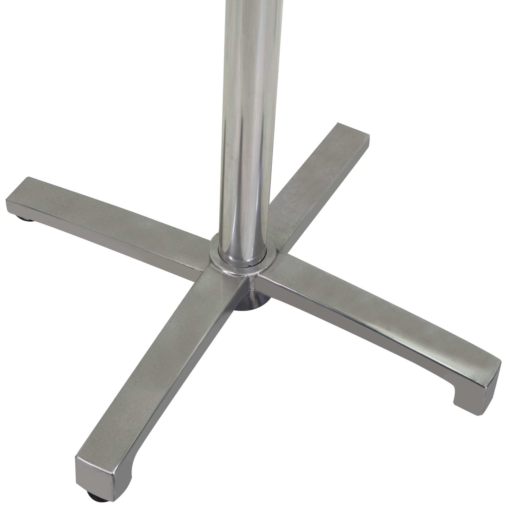 Base tavolo alluminio Lucas grigio ribaltabile cm52x52h72 - immagine 2