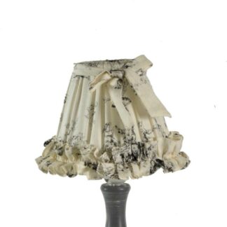 Cappello lampada vintage con fiocco cm17x13h17