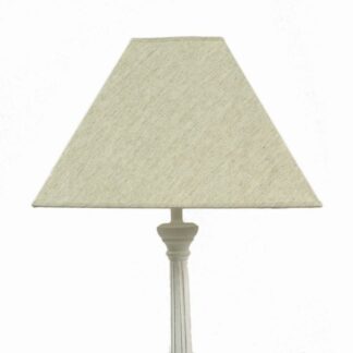 Cappello lampada beige quadro cm40x40h26