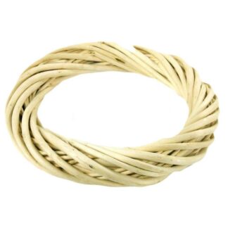 Coroncina vimini naturale 3'' cmø8