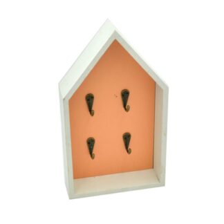 Portachiavi legno casetta domus 4 posticm16,3x5h28,6