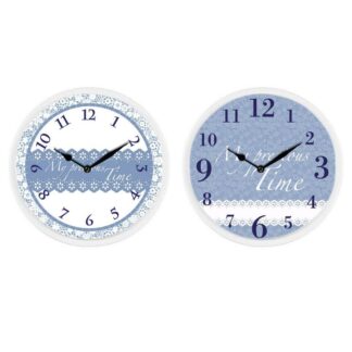 Orologio metallo cmø62 macrame' 2 assortiti