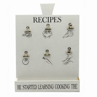 Portamemo legno bianco c/mensola cm30x6,5h40