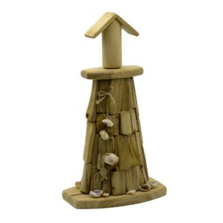 Faro mare legno naturale cm20x10,5h38