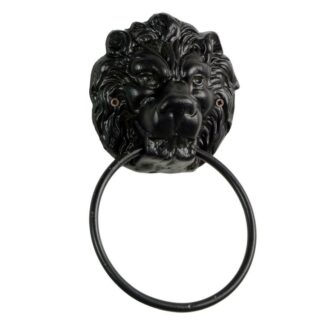 Battaglio anello ghisa leone cm15,5x6h24,5