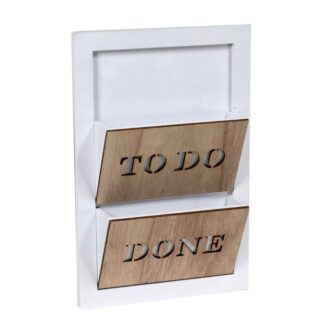 Portalettere serenidad legno to do-done2 posti cm20x5h30