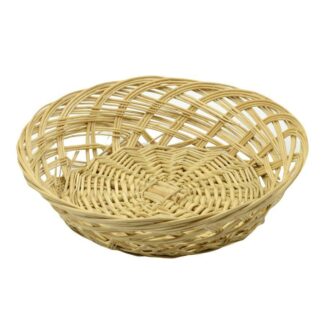 Cestina vimini griglia tonda cmø25h8