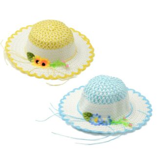 Cappello poliestere bimba giallo azzurro assortiti cmø26x26x9