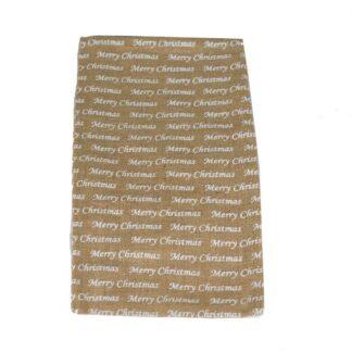 Sacchetto juta scritte bianco cm20xh40x0,5