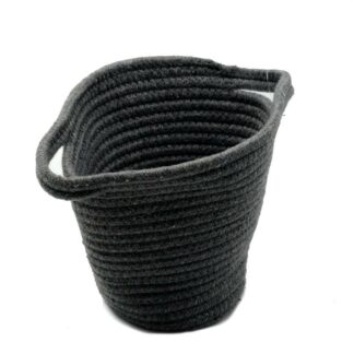 Cestina tessuto grigio tondo cmø18h18