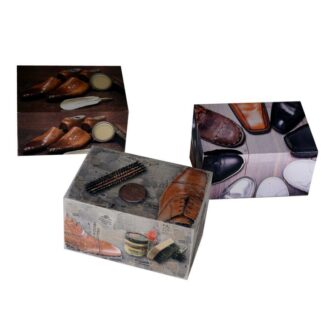 Scatola scarpe rettangolare 3 assortiticm25,5x15,5h15,5
