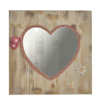 Specchio tirolo cuore cm35x35x2