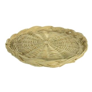 Piatto vimini intero treccia tondo cmø40x2,5