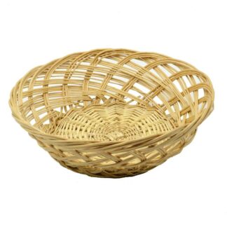Cestina vimini griglia tonda cmø23h7