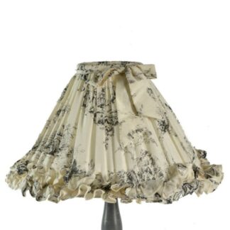 Cappello lampada vintage con fiocco cm22xh14x22