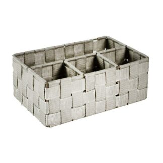 Cassetto poliestere tortora rettangolare cm26x17h10