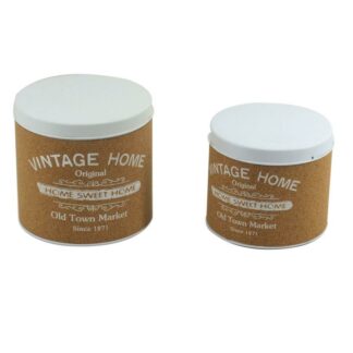 Scatola metallo 1-2 sughero tondo cmø15,5h15